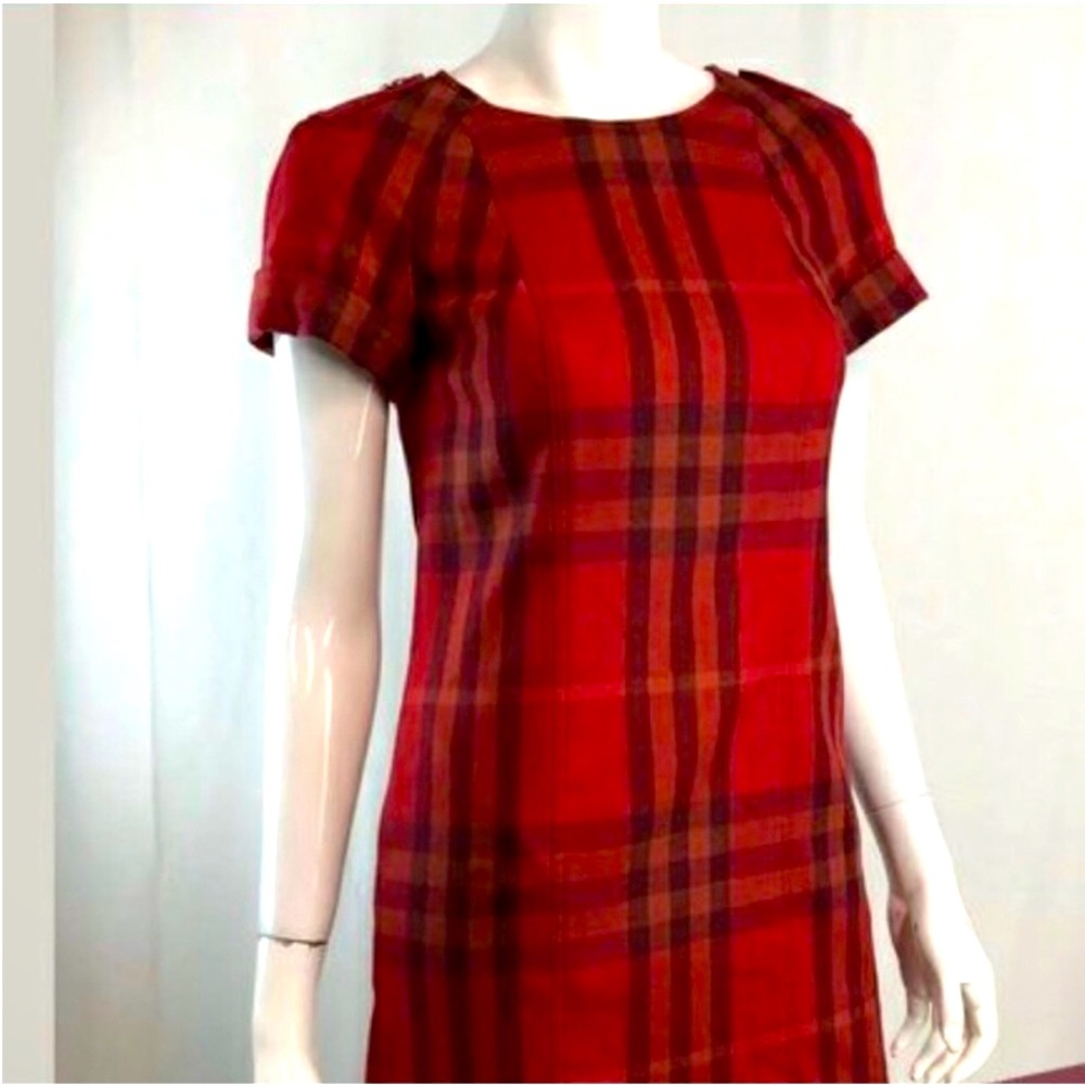 Burberry Brit Red Sheath dress